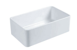 White Ceramic Farmhouse Sink